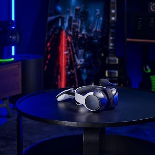 Razer Kaira Dual Wireless Gaming Headset for PlayStation 5 / PS5, PC, Mobile, PS4: Triforce 50mm Drivers - HyperClear Cardioid Mic - 2.4GHz and Bluetooth w/SmartSwitch - EQ Toggle - White/Black thumbnail 5