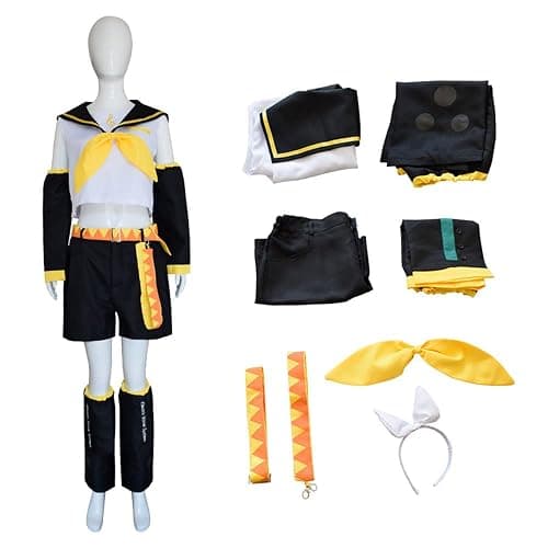 jrswai Cosplay Costume Anime Sailor Uniform Halloween Party Outfit Full Set thumbnail 5