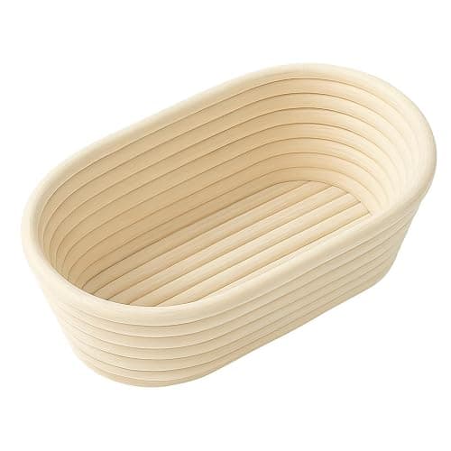 Saint Germain Bakery 10-Inch Oval Banneton Proofing Basket with Liner thumbnail 3