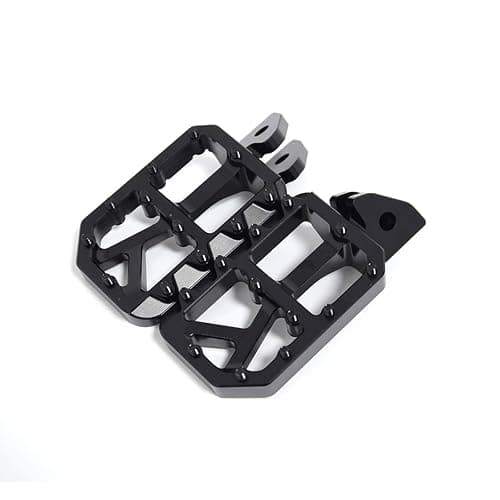Colored Nail Foot Pedals Aluminum Alloy Pedals for Surron Light Bee X/S,Segway X160/X260,Talaria MX4,E Ride PRO SS, Black - Image 1