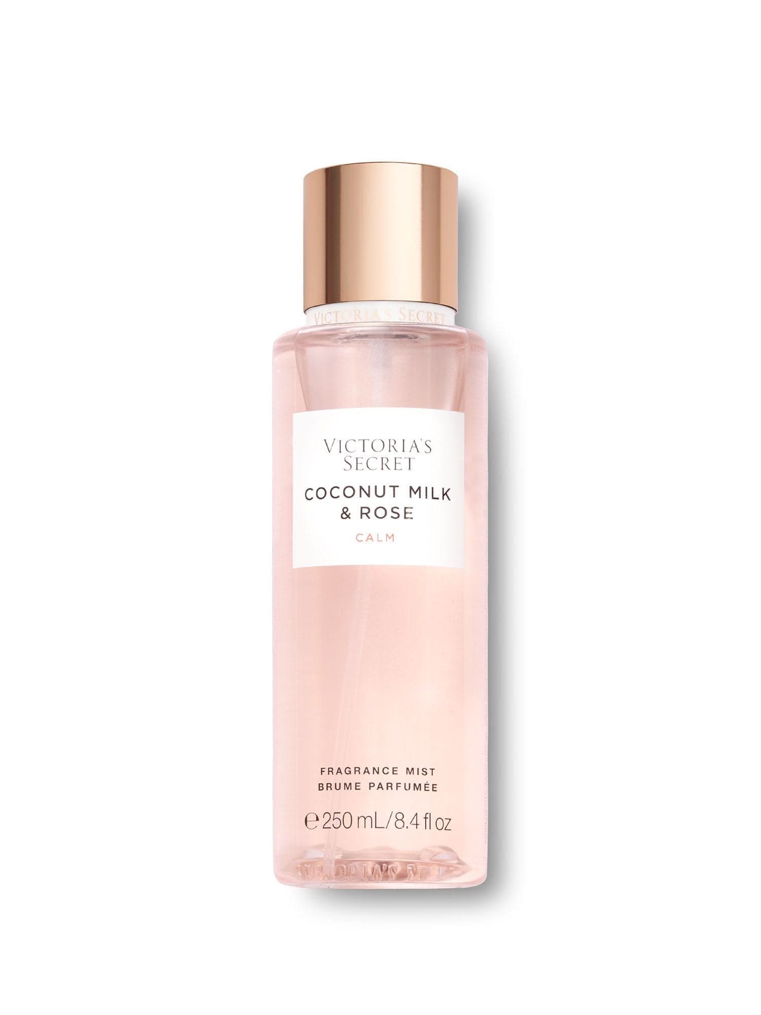 Victoria's Secret Coconut Milk & Rose Fragrância Mist para mulheres, 250 ml (leite de coco e rosa) - Image 1