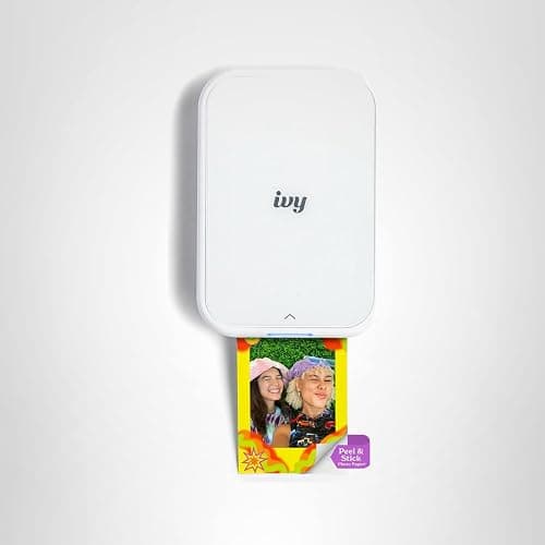 Canon Ivy 2 Mini Photo Printer, Print from Compatible iOS & Android Devices, Sticky-Back Prints, Pure White thumbnail 13