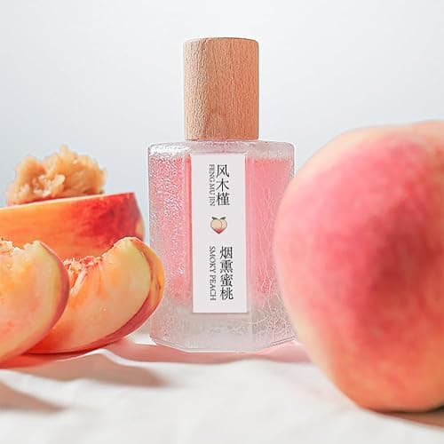 Peach Scented Fragrance Spray, Feng Mu Jin Smoky Peach Perfume 50ML, Long Lasting Refresh Fruit Woody Floral Fragrance Perfumes for Women (1) thumbnail 5