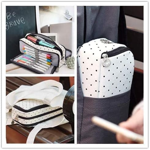 Large Capacity Pencil Case with Compartments for School and Adults, Organize Pens and Stationery Supplies, Art Supplies Organizer - Orevan thumbnail 4