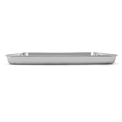 QWORK Stainless Steel Surgical Tray, for Medical Instruments, Tattoo, Surgical Supplies, 12 3/16 x 9 7/16 x 1 5/16 inch, 1 Pack thumbnail 3