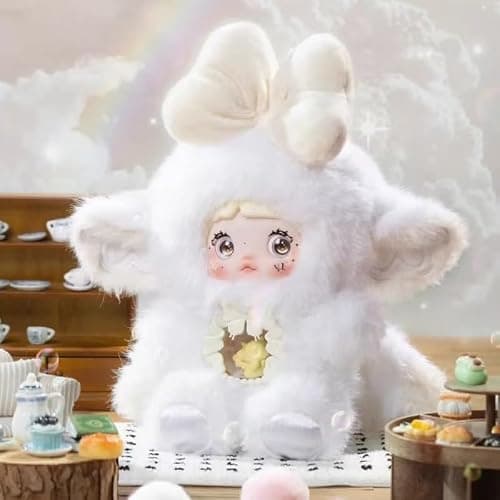 Nommi Blind Box V6 Fantasy World Series Sheep Plush Keychain Pendant Kawaii Nommi Plushie Vinyl Figure Mystery Box Cute Xmas Gift (1 Pack Random) thumbnail 2