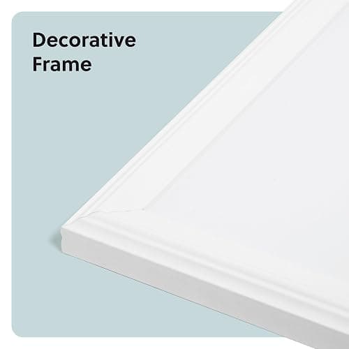 U Brands Farmhouse Magnetic Dry Erase Board White Board, 24" x 18", White Wood Style Frame, Includes 2 Magnets thumbnail 4