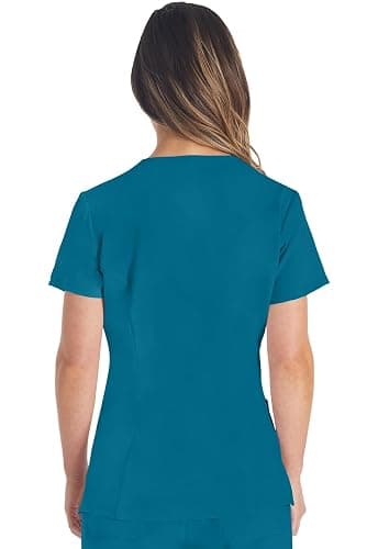 Dickies Women's Scrub Top V-Neck Top with 2 Pockets, Moisture Wicking and 360° Stretch Fabric - DK615 thumbnail 5