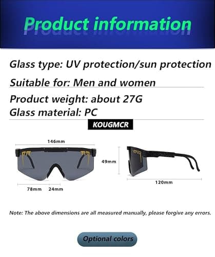 P-V Polarized Sports Sunglasses For Men Women Cycling Glasses Sports Sunglasses UV400 Protection Bike Sun Glasses thumbnail 4