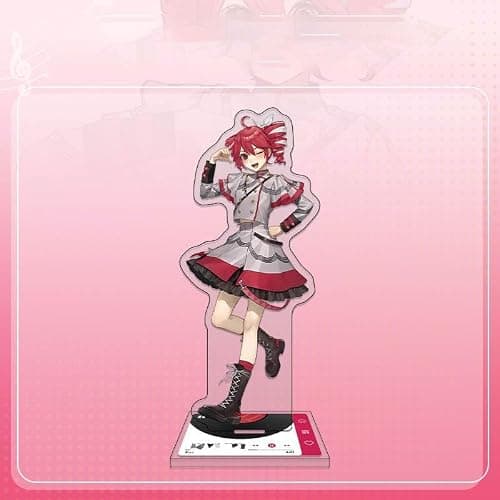 JUSONGKWCP KasaneTetos Cosplay Deko 8 Stück | Anime Figur Stand, Karte, Abzeichen, Anhänger| KasaneTetos Cosplay Zubehör Set thumbnail 6