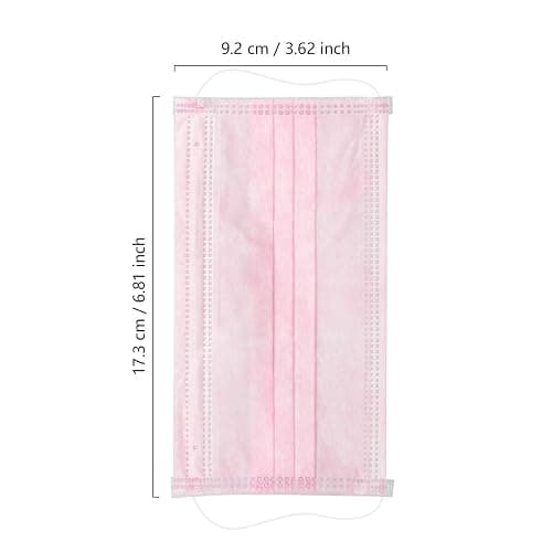 Disposable Face Masks (Pink) thumbnail 5