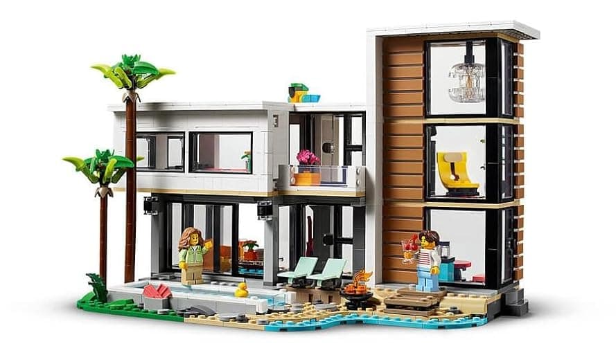 LEGO Creator 3in1 Modern House to 3-Storey City Building to Forest Cabin Set, Model Building Kit for Kids, Gift Idea for 9 Plus Year Old Boys and Girls 31153 thumbnail 2