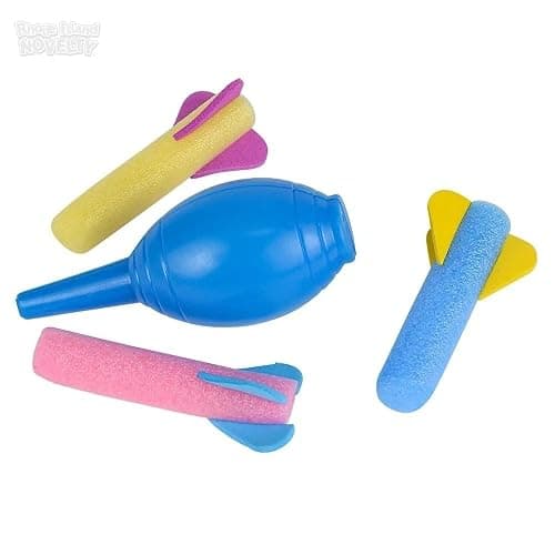 Rhode Island Novelty 3.5 Inch Foam Rocket Launcher One Dozen Per Order thumbnail 4