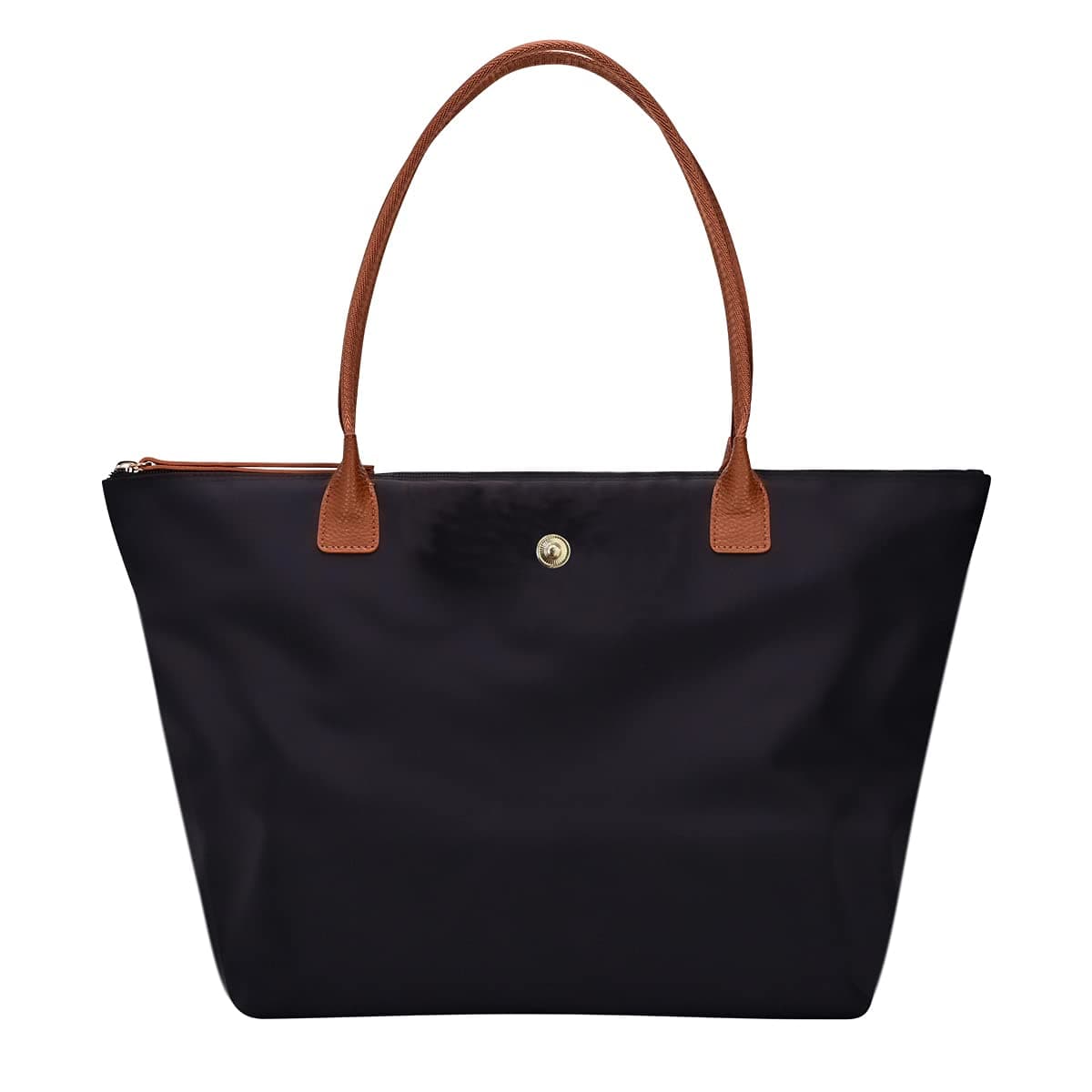 GM LIKKIE Shoulder Tote Bag for Women, Nylon Top-Handle Purse, Foldable Weekend Hobo Handbag - Image 1