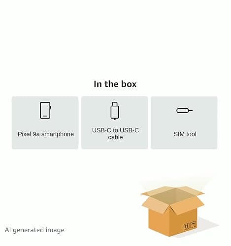 Google Pixel 9a – Unlocked Android Smartphone with AI Camera, All-day Battery and Powerful Security – Obsidian, 128GB | Google thumbnail 7