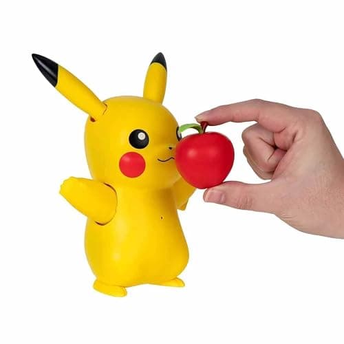 Pokémon Train and Play Deluxe Pikachu - 4.5-Inch Pikachu Figure with Lights, Sounds, and Moving Limbs Plus Interactive Accessories thumbnail 4