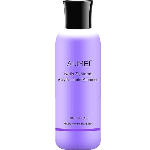 Acrylic Monomer Acrylic Liquid 58ml 2OZ Acrylic Liquid Monomer For Acrylic Powder Acrylic Nail Liquid Monomer For Acrylic Nails Acrylic For Nails Powders & Liquids Acrylic Nail Powder And Liquid - Image 1