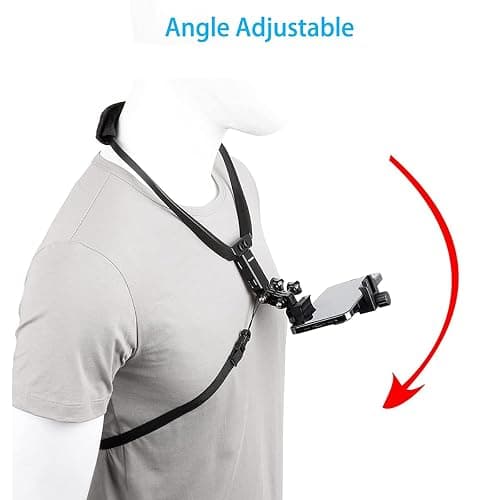 Pellking POV/Vlog Smartphone Head Strap Mount Selfie Neck Holder Mount Kit,Compatible with iPhone Samsung Smartphones,Hero 9, 8, 7, 6, 5, 4, 3, 2, 1, DJI Osmo Action… thumbnail 6