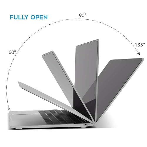 iBenzer Compatible with New MacBook Air 13 inch case 2022 2021 2020 M1 A2337 A2179 A1932, Hard Shell Case&Keyboard Cover&Screen Film for Mac Air 13 with Touch ID,Crystal Clear, CA-AT13CYCL+2 thumbnail 5