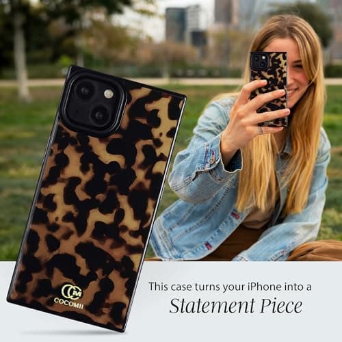COCOMII Rectangle for iPhone 14/iPhone 13 Case, Chestnut Tortoiseshell thumbnail 2