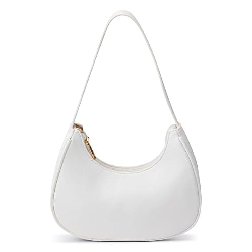 Shoulder Bags for Women Mini Clutch Purse with Zipper Closure,Classic Cute Hobo Tote Handbag - Image 1