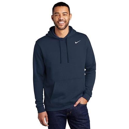 Nike Men's Hoodie Sweatershirt Pullover Club Cotton With Big and Tall Sizes - Image 1