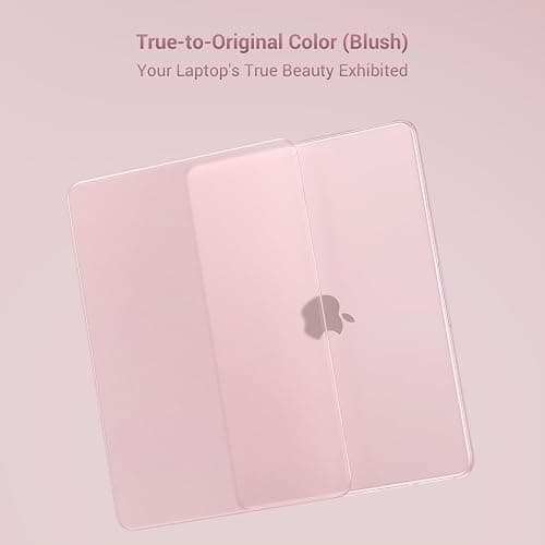 MOSISO Compatible with MacBook Neo Case 13 inch 2026 A3404 A18 Pro Chip | Crack & Scratch Resistant Hard Shell Case&360 Protective Sleeve Bag&Keyboard Cover&Screen Protector&Type C, Blush thumbnail 4