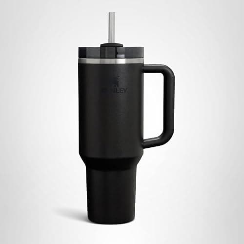 STANLEY Quencher H2.0 Tumbler with Handle and Straw 30 oz | Flowstate 3-Position Lid | Cup Holder Compatible for Travel | Insulated Stainless Steel Cup | BPA-Free | Black 2.0 thumbnail 10