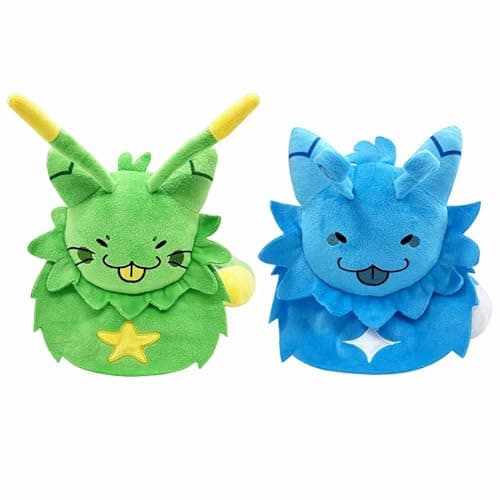 Gnarpy Plush, 2 Pcs Regretavator Gnarpy Alien Cat Plush Toys Give Fans and Friends Beautifully Plushie Doll Gifts (Blue+Green Gnarpy) - Image 1