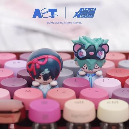 KILA MILA Anime Alien Stage Series Figure Blind Box, Officially Licensed Cute Mechanical Keycaps Mystery Box PVC Figure Collection Gifts (Random 1pcs) thumbnail 5