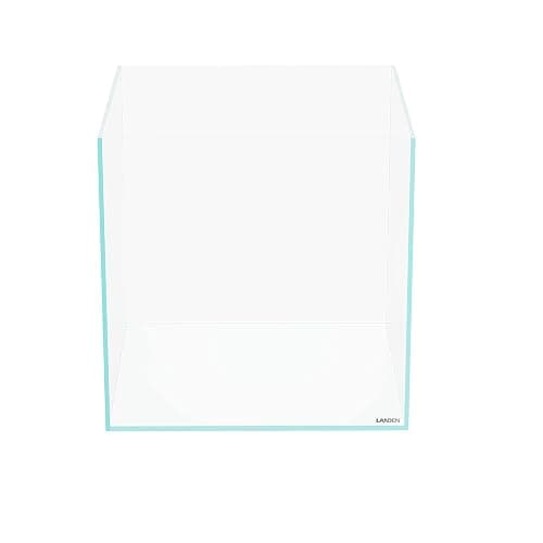 LANDEN 36C 11.5 Gallon Cube Rimless Low Iron Aquarium Tank,W14.2×D14.2×H14.2 in(36x36x36cm) 5mm Thickness with Nano Foam Leveling Mat Included - Image 1