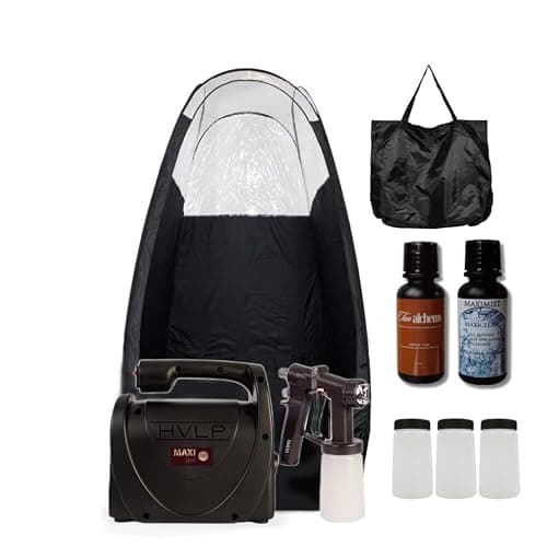 MaxiMist Elite Evo Sunless Spray Tan Machine Kit with Black Tent - Image 1