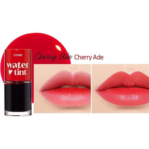 ETUDE Dear Darling Water Tint 3 Color SET (Strawberry Ade+Cherry Ade+Orange Ade, 9g*3) | Vivid Color Lip Stain with Moisturizing Weightless & Non-sticky Finish | Korean Makeup, Perfect for Gift thumbnail 8
