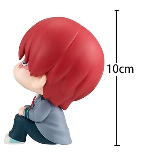 MHA Look up Figures Izuku Midoriya Action Figure Sitting Pose 3.94" Cute Anime Figurine Todoroki Shouto Figure Statue Collectibles Gift thumbnail 3