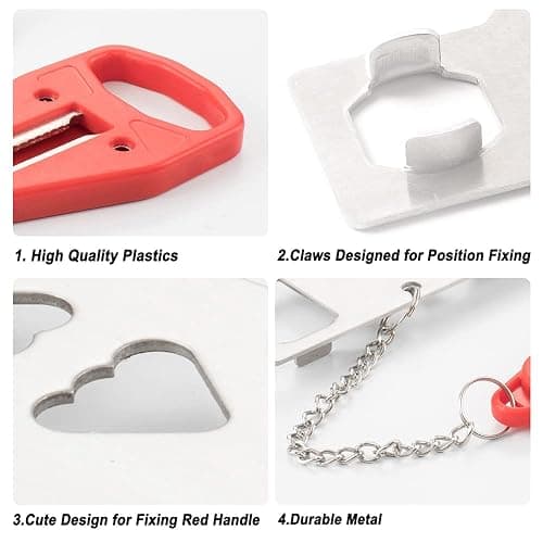 AceMining Portable Door Lock Home Security Door Lock Travel Lockdown Locks for Additional Safety and Privacy Perfect for Traveling Hotel Home Apartment College thumbnail 6