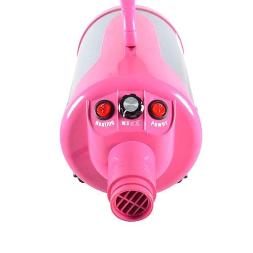 SHELANDY Groomer Partner Pet Hair Force Dryer Dog Grooming Blower with Heater (Pink) thumbnail 3