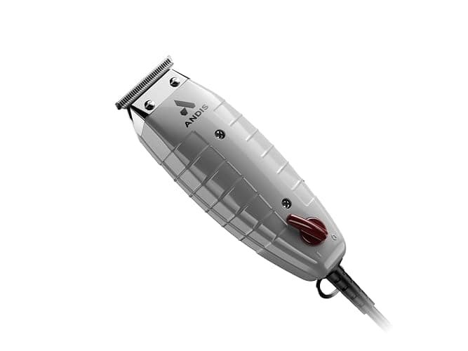 Andis 04780 Professional T-Outliner Beard & Hair Trimmer for Men with Carbon Steel T-Blade, Bump Free Technology – Corded Electric Beard Trimmer, GTO, Grey thumbnail 7