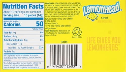 Lemonhead Candy Theater Box, 5 Ounce thumbnail 5