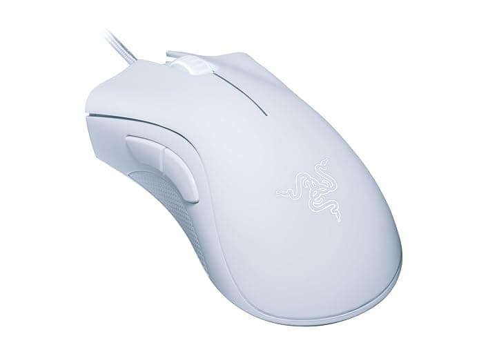 Razer DeathAdder Essential (2021) - Souris Gaming Filaire avec Capteur Optique de 6400 DPI (Design Ergonomique, 5 Boutons Programmables, Jusqu'à 10M de Clics) Blanc thumbnail 2