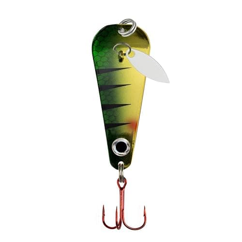 Northland Tackle Ice Fishing Thumper Spoon, Stamped Brass Flutter Spoon Ice Fishing Lure for Walleye, Crappie, & More, 10 Colors, 1/16 Oz, 1/8 Oz, 3/16 Oz, ¼ Oz Lure Sizes - Image 1