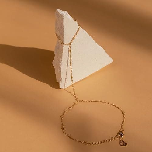 Long tiantian Hand Chain Bracelet Gold Bracelets for Women Link Chain Bracelets Trendy Finger Ring Slave Bracelet Jewelry Gifts thumbnail 7