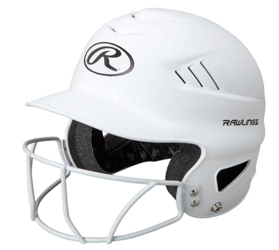 Rawlings | COOLFLO Batting Helmet with Facemask | Fastpitch Softball - Image 1