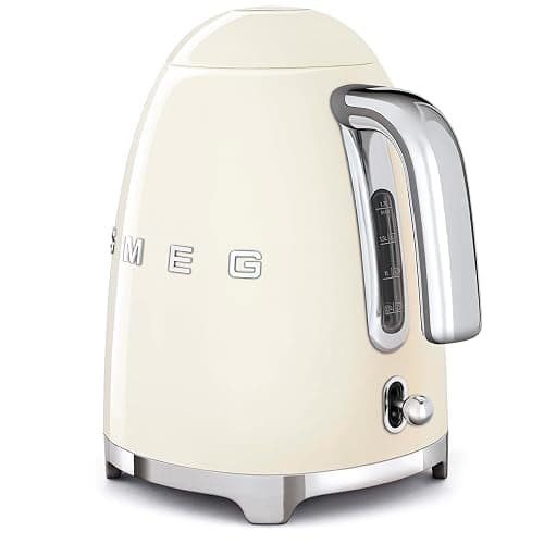 Smeg 50’s Style Retro Range Breakfast Set, 1.7L 3000W Kettle and Multi-Functional Control 4-Slice 2000W Toaster, Cream, KLF03CRUK/ TSF03CRUK thumbnail 4