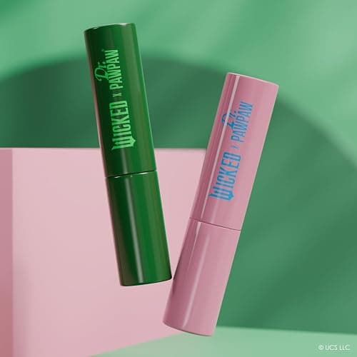 Dr.PAWPAW x WICKED Color Changing Lip Balm Duo 2 x 3g, Elphie and Glinda Pawpaw Balms, Hydrating and Nourishing Vegan Lip Care Gift Set thumbnail 4