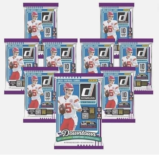 2025 Panini Donruss Football Card Factory Sealed Bundle Box thumbnail 2