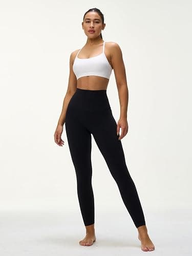 Omwilddo Womens Y Back Padded Sports Bra Strappy U Neck Butter Soft Low Impact Workout Bras Yoga Pilates Walking thumbnail 5
