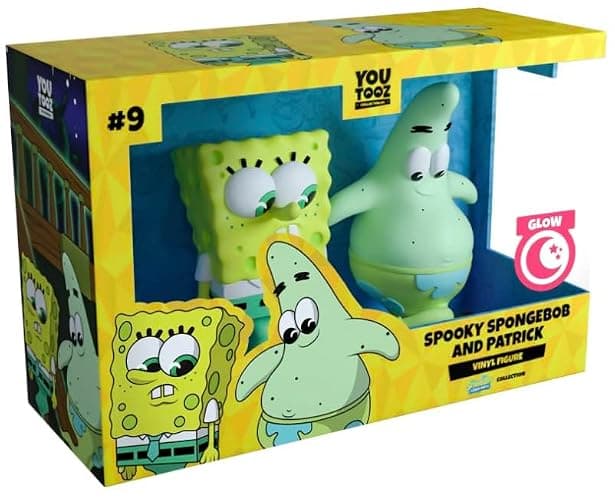 Youtooz Spooky Spongebob and Patrick 4" Inch Vinyl Figure, Collectible Spooky Spongebob & Patrick 2-Pack Figure thumbnail 3