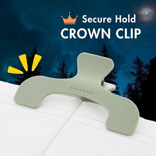 Sun-Star Versatile Crown Page Holder Clip - Ideal for Notebooks, Textbooks, Sheet Music and Maps, Night Forest S3623351 (Authentic Hologram for US and EU Only) 4.7 x 3.0 x 1.6 inches thumbnail 7