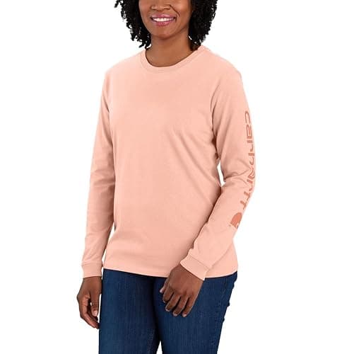 Carhartt Women's Dearborn Loose LS Logo T-Shirt - Image 1