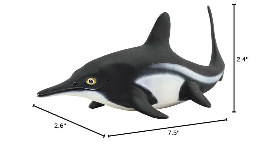 Safari Ltd. Ichthyosaurus Marine Reptile Figurine - Detailed 7.5" Plastic Model Figure - Fun Educational Play Toy for Boys, Girls & Kids Ages 3+ thumbnail 3
